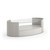 CLA-024-405 - Love Oval Cocktail Table   Matte Pearl