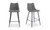 UU-1002-25 - Alibi Counter Stool  Dark Grey Set Of Two