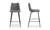 UU-1002-25 - Alibi Counter Stool  Dark Grey Set Of Two