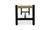 FG-1028-02 - Hawthorn Large Bench Black