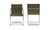 YM-1021-16 - Pedro Dining Chair Green Mohair Set Of Two