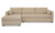 VV-1007-34-L-0 - Burrow Sleeper Sectional With Storage Chaise Sand Left
