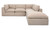 VV-1016-34 - Cates Dream Modular Sectional Pebble