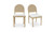 QO-1025-24 - Claire Dining Chair Natural Set Of Two