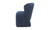 KQ-1036-19-USA - Larson Rolling Dining Chair Navy Blue