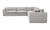 MO-1020-29 - Rue Classic L Modular Sectional Flecked Grey