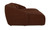 FO-1022-03 - Amelia Double Chaise Modular Sectional Chestnut