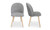JW-1002-15 - Clarissa Dining Chair Grey   Set Of Two