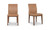 EQ-1011-03 - Frankie Dining Chair Tan Leather Set Of Two