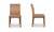 EQ-1011-03 - Frankie Dining Chair Tan Leather Set Of Two