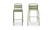 QX-1022-16 - Kade Outdoor Bar Stool Green Set Of Two