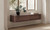 TU-1006-03 - Round Off Floating Console Table Walnut