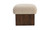 MU-1006-05 - Serge Ottoman Cream Faux Shearling