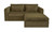 VV-1041-27 - Swift Nook Modular Sectional Dark Green