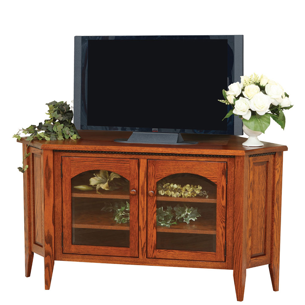 Outdoor corner shop tv stand