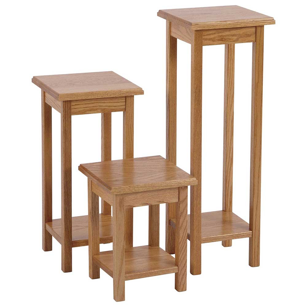 Hardwood Square Plant Stand | Cherry Valley Furniture