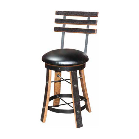 Reverse Leg stool Cherry Valley Furniture