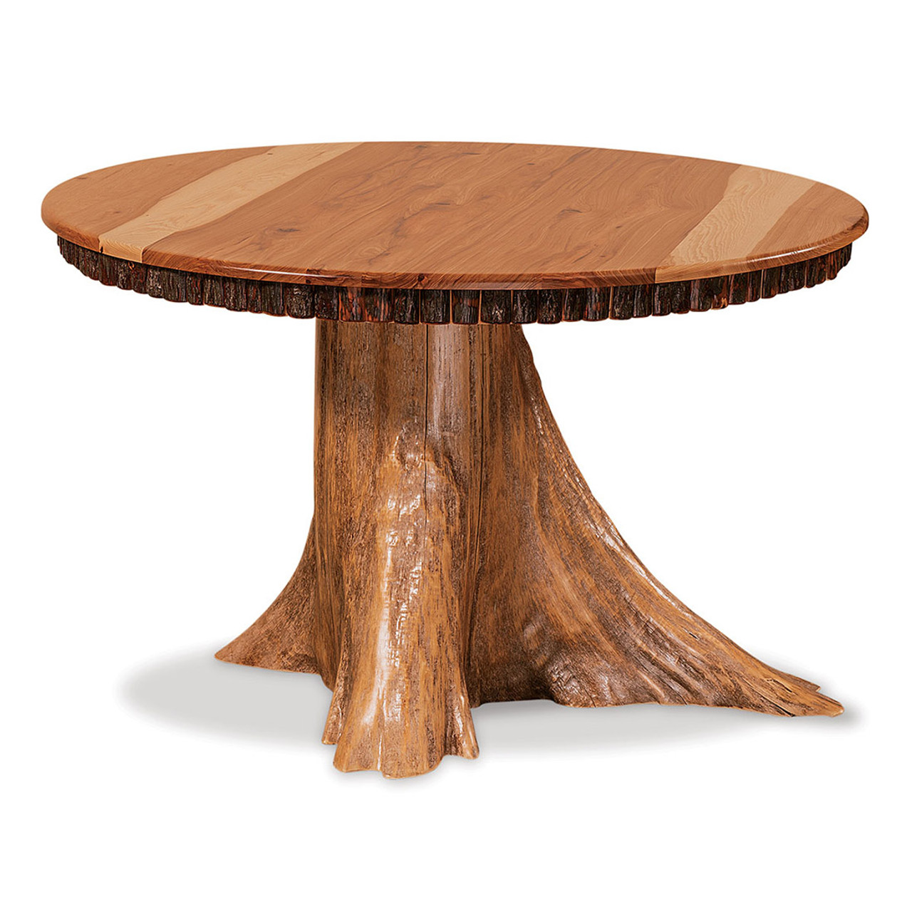 round stump table