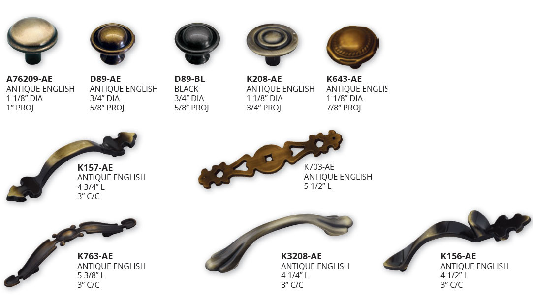 Antique English Hardware Cherry Valley Furniture