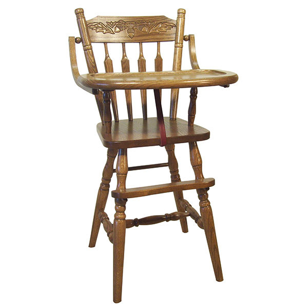 Handcrafted Acorn High Chair | Cherry Valley Furniture in Ohio