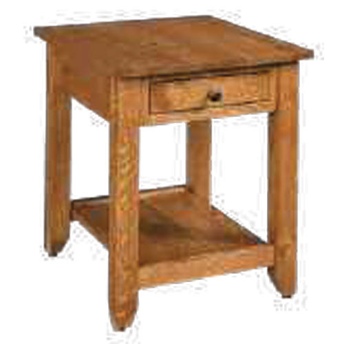Modern Mission End Table