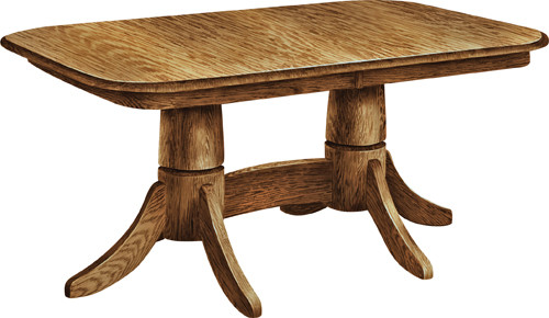 Classic Shaker Double Pedestal Table