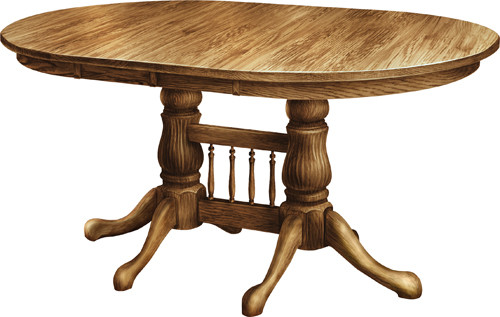 Tulip Double Pedestal Table Tulip Double Pedestal Table