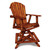 Wood 3 Piece Swivel Balcony Set