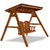 Wood Adirondack Swing