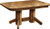 Mission Double Pedestal Table Mission Double Pedestal Table