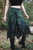 Elven Blade Skirt in Green, side view
