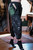 Hecate Harem Pants Sample - Black/Green - Small