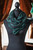 Bog Witch Infinity Scarf - Black/Green