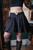 Dark Pixie Suspender Skirt - Small