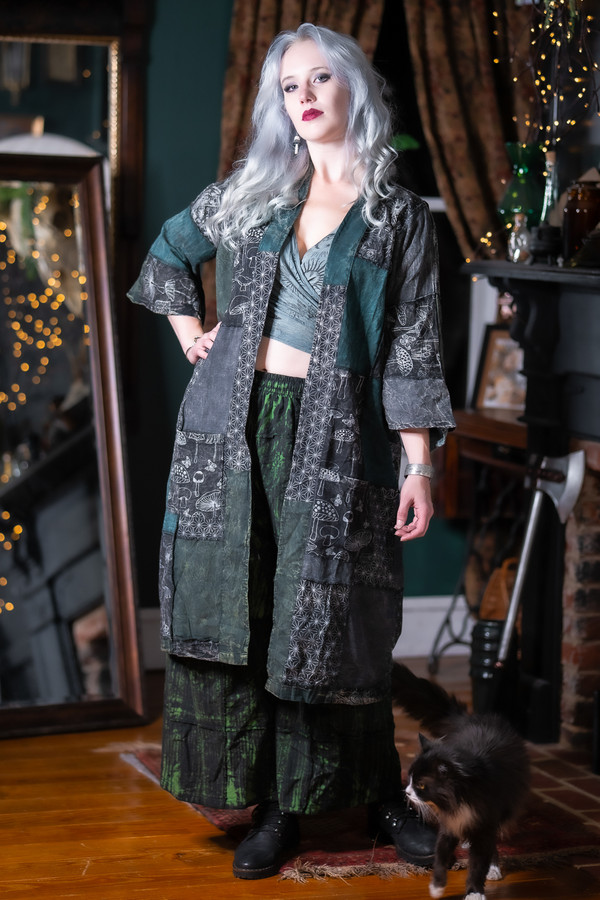 Bog Witch Patchwork Duster