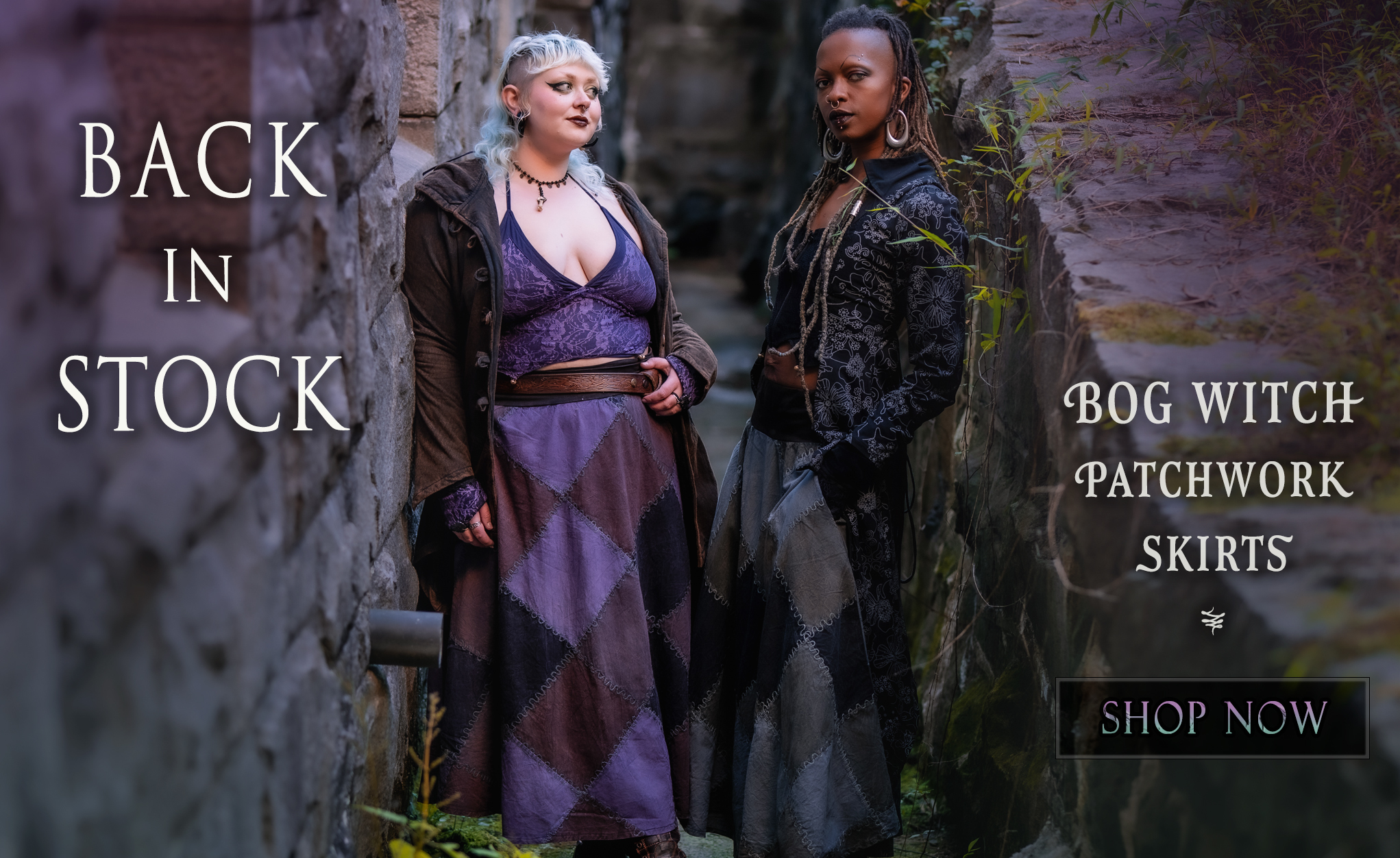 Back In Stock: Bog Witch Patchwork Skirts - Shop Now