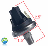 Universal DTEC Hot Tub and Spa Pressure Switch, Small, 1 Amp- Measurements