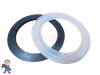 Hot Tub Spa 2" Heater or Pump Union Gasket Combo (1) 2 1/2" Lip & (1) 2 5/8" Lip Gasket