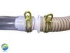 This is an example of the barb coupler installed inside of 3/4" ID Tubing with a Clamp.. Note: Tube and Clamp not included they are for illustration we do offer them in our store.