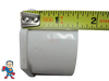 Bushing, Reducer, 2" Spigot to 1-1/2" Slip , PVC, Convert 1 1/2" Plumbing to 2"