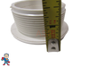 Wall Fitting, Flange, Waterway, Poly Jet, 3-1/8" face diameter, 2-5/8" hole size, White