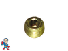 Heater Tube Threaded Plug, 1/8"mpt, Brass