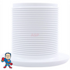 Wall Fitting, Hydro Air, Hydro Jet, 2-9/16" Deep, 2-3/8" hole size, Long, White
