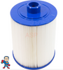 Filter, Cartridge, 50sqft, 2-1/16"ot, 2"male slip barb, 8" Wide, 9" Tall, Coleman and Maax