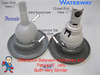 This is a comparison pic to help you know whether you have a Waterway or Pentair 5" jet..