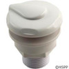 Air Ctrl, CMP,Mini,1-1/8"hs,1-11/16"dia,Cresent,Wht,1/2"