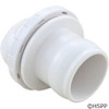 Inlet Fitting, Infusion Venturi, 1-1/2"s Self Align, White