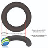 O-Ring, Buna-N, 7-1/4" ID, 3/16", Cross Section for Zodiac Jandy SHPF/JEP, Trap Lid