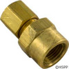 Compression Fitting, 1/8" x 3/16" Tube, Brass