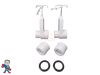 Set of (2) Hot Tub Spa Gate Slice Valve 1 1/2" Heater Union How To Video